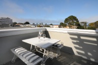 Balcony with views of Monterey Bay