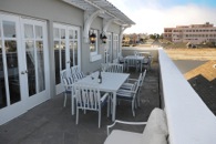 Balcony with views of Monterey Bay