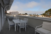 Balcony with views of Monterey Bay