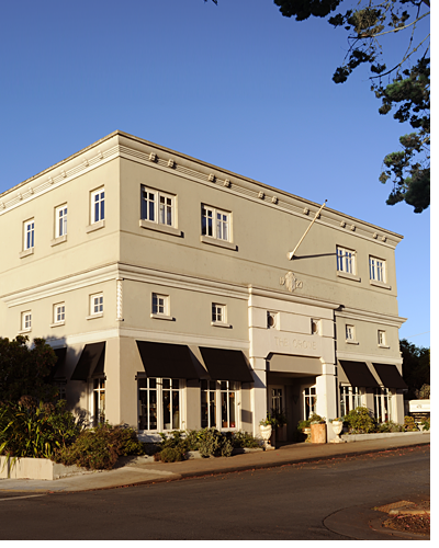 Historic Grove building in Pacific Grove, CA