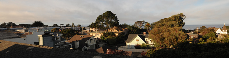 Balcony view over Monterey Bay